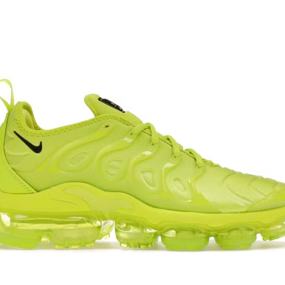 Nike Air VaporMax Plus Lime Green Shoes - Picture 3 of 16